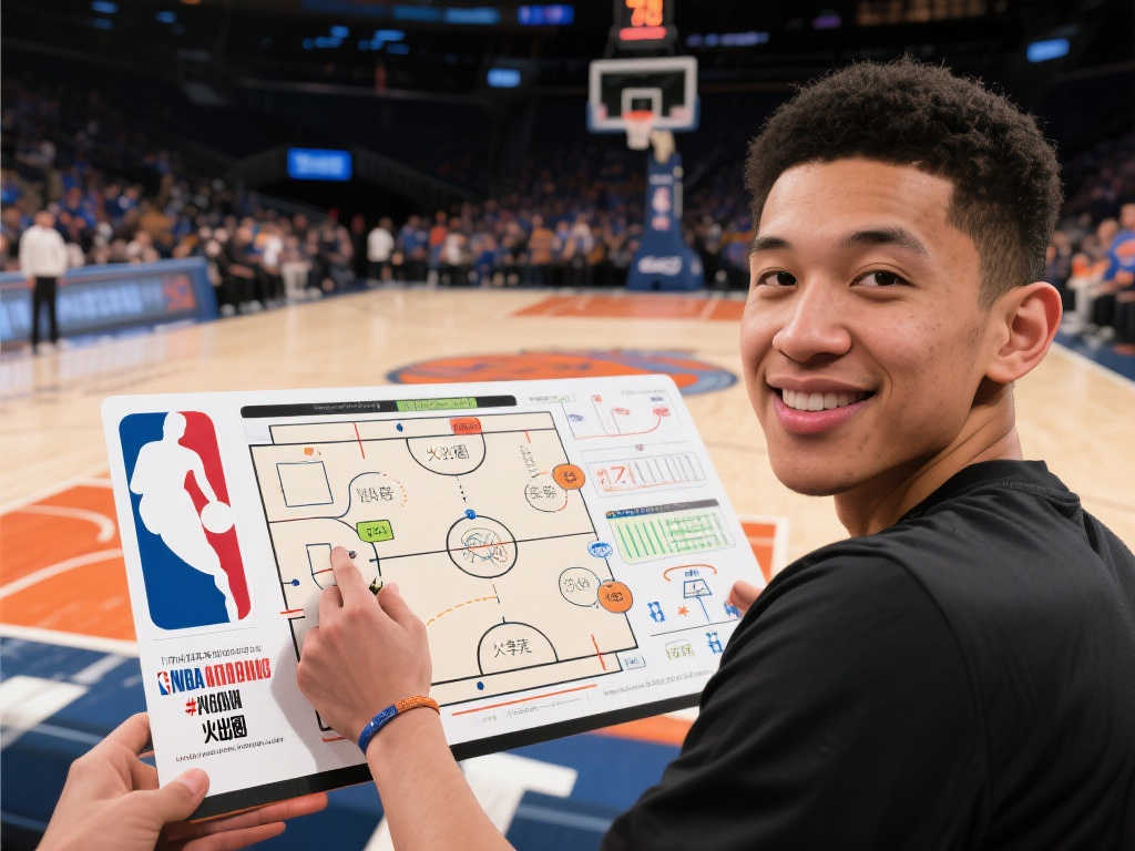 NBA球迷自创战术板火出圈，获得球队官方认可.txt
